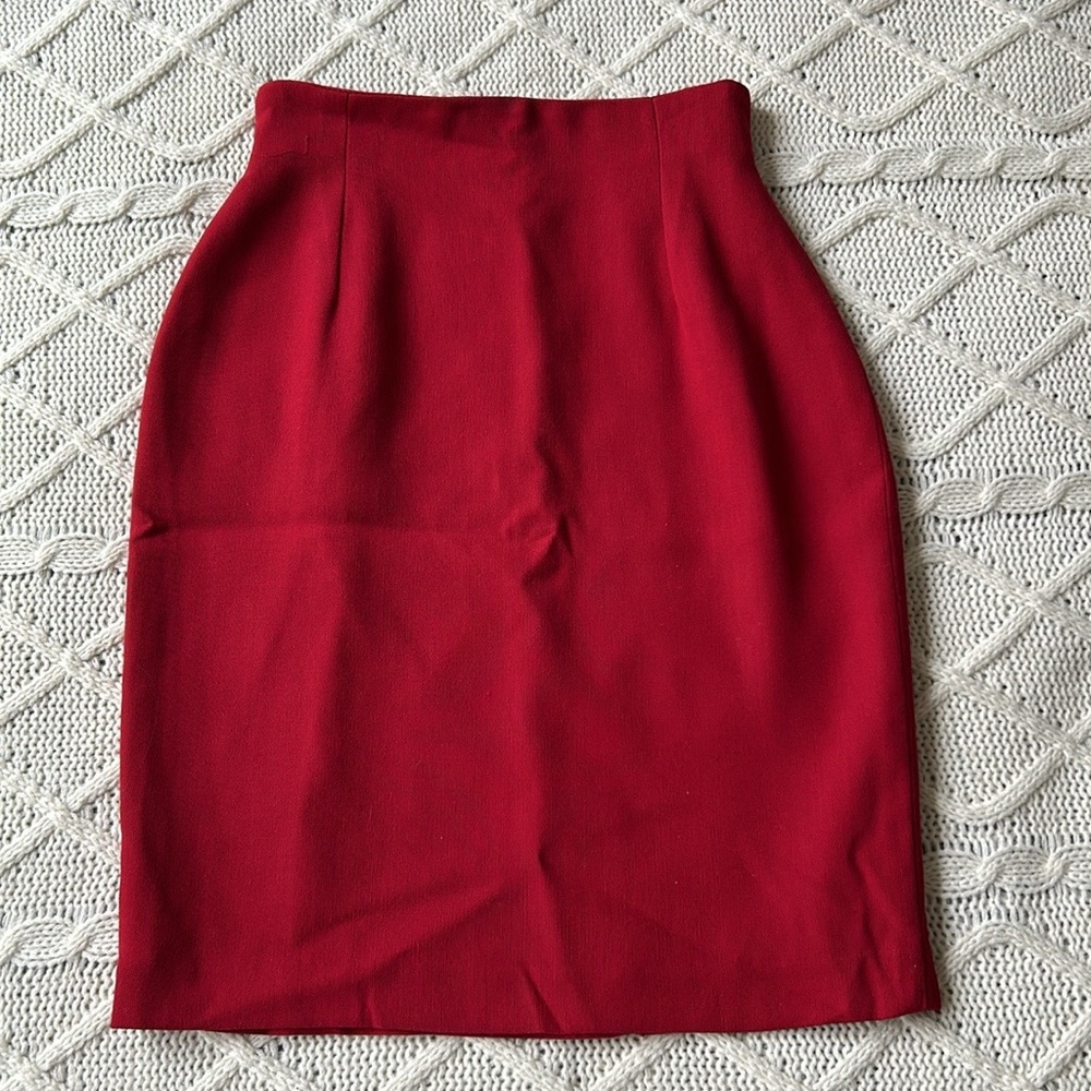 Red Formal Skirt